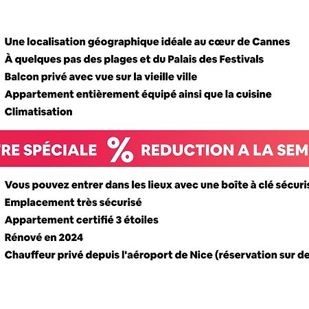 Grand Studio Cannes Centre Eksteriør bilde